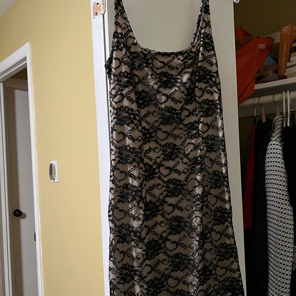 Pretty lace dress.